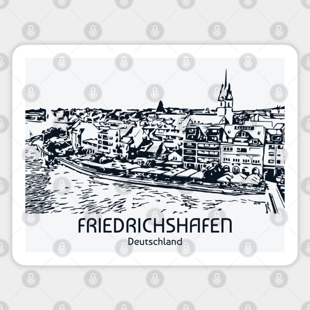 Friedrichshafen - Deutschland Sticker by Lakeric